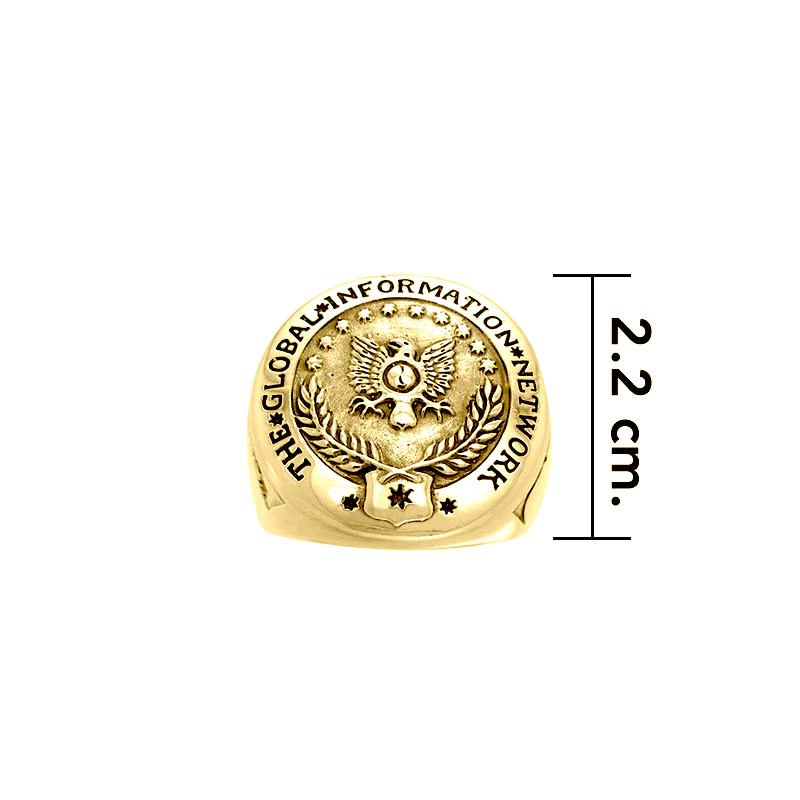 Men's GIN Super Ring (Gold Plate)