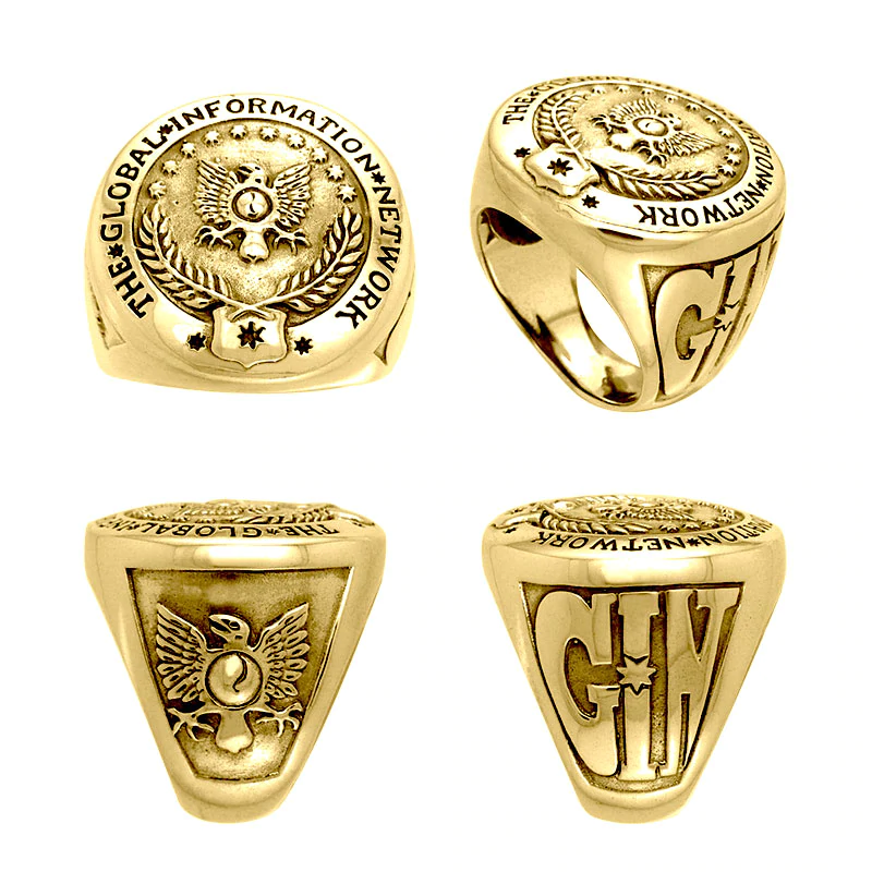 Men's GIN Super Ring (Gold Plate)