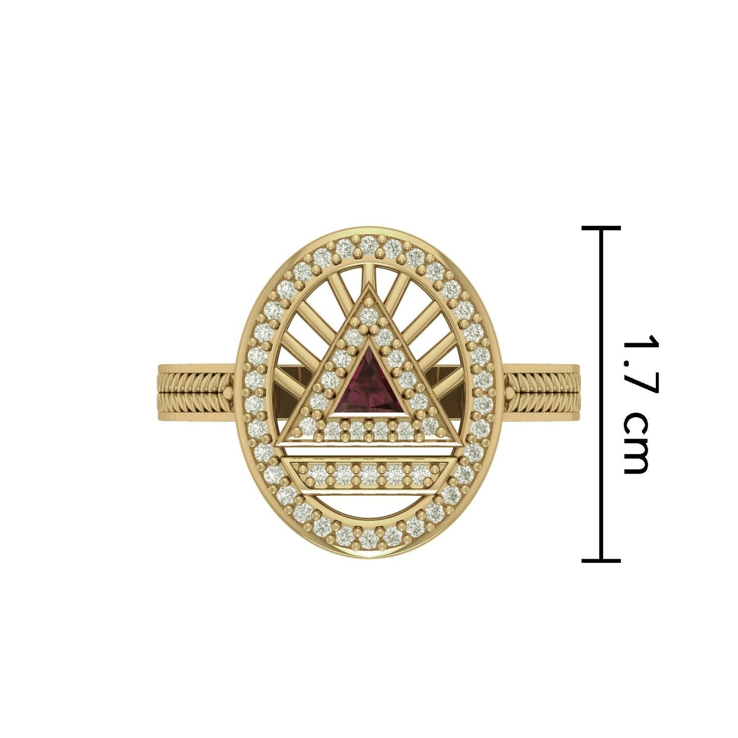 Gold Elegant System Ring