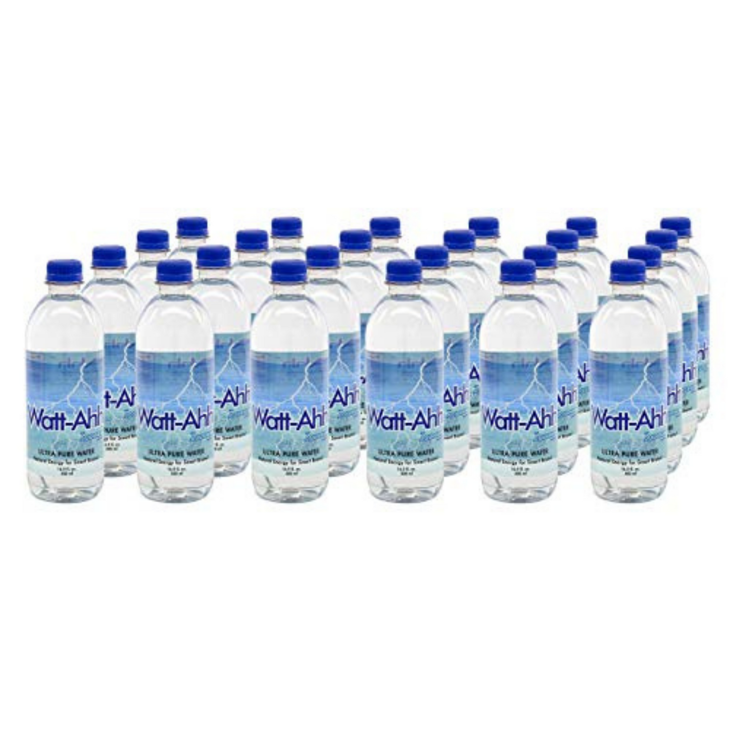 Watt-Ahh de AquaNew – Agua polarizada premium para energía y salud – Caja de 24 – 16.9 oz. Botellas
