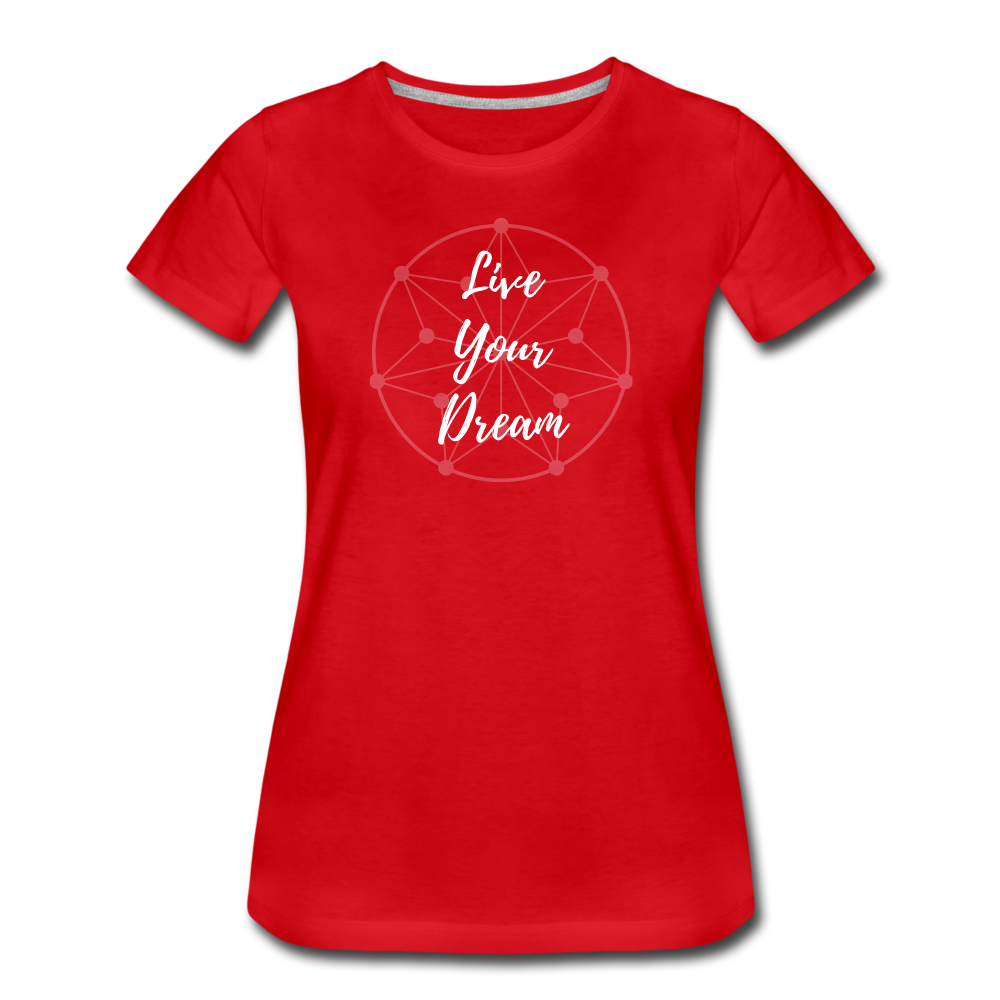 Live Your Dream - Women's - red