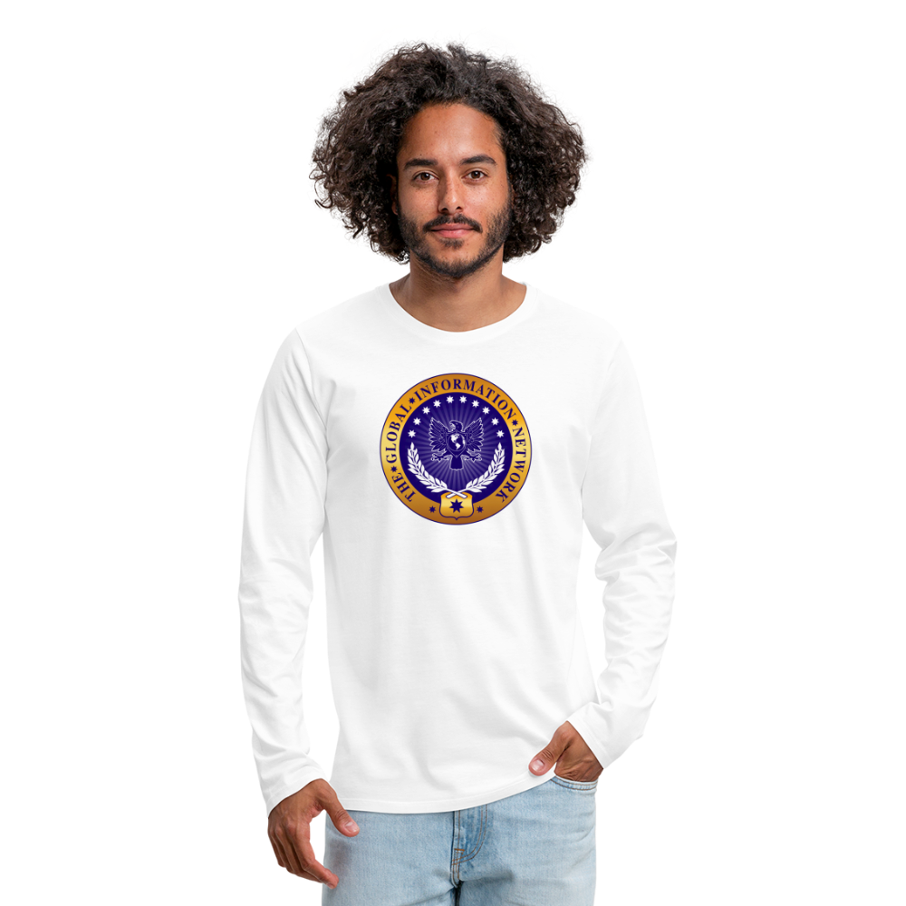 Men's GIN Premium Long Sleeve - white