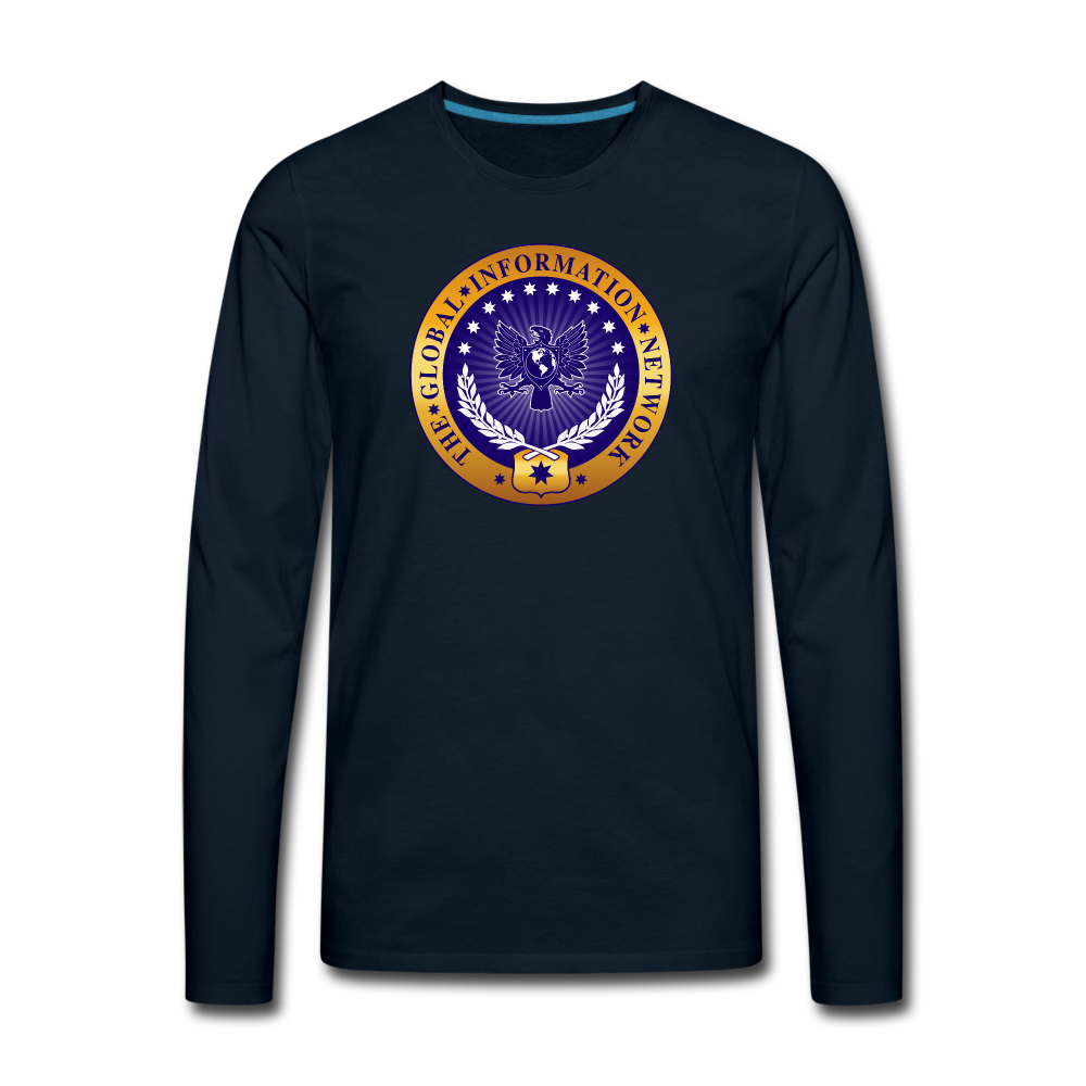 Men's GIN Premium Long Sleeve - deep navy