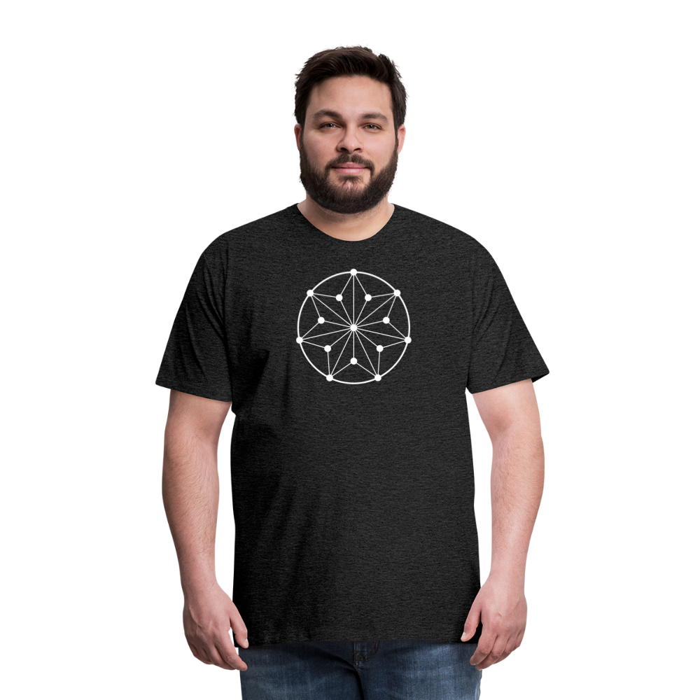 Men's Circle Premium T-Shirt - charcoal grey