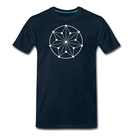 Men's Circle Premium T-Shirt - deep navy