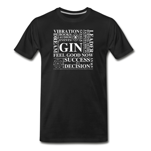 Men's GIN Intention Shirt - black