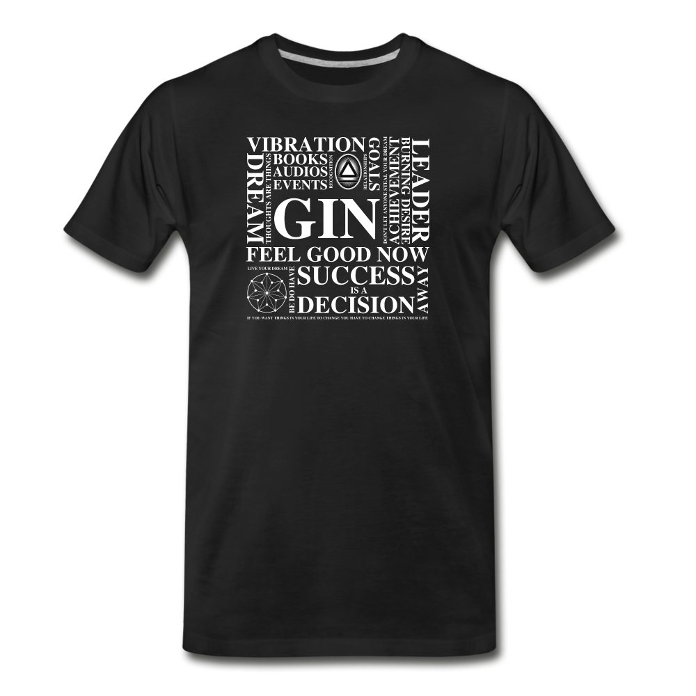 Men's GIN Intention Shirt - black