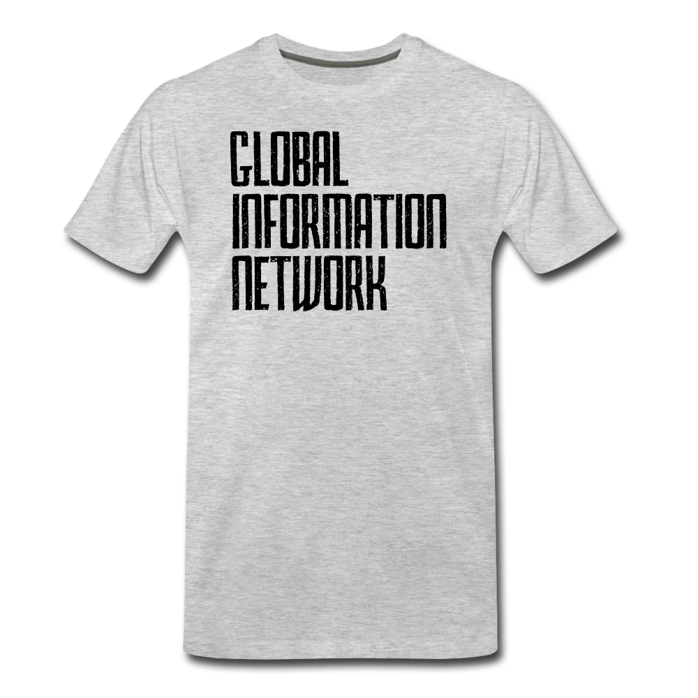 Global Information Network Men's Premium T-Shirt - heather gray