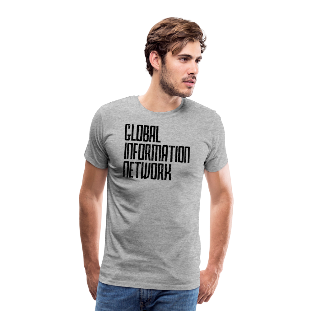 Global Information Network Men's Premium T-Shirt - heather gray