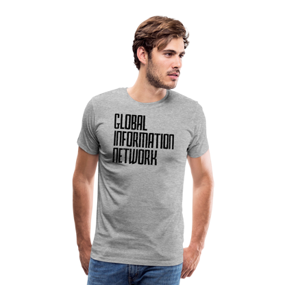 Global Information Network Men's Premium T-Shirt - heather gray