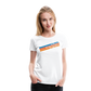 Women's GIN Retro Premium T-Shirt - white