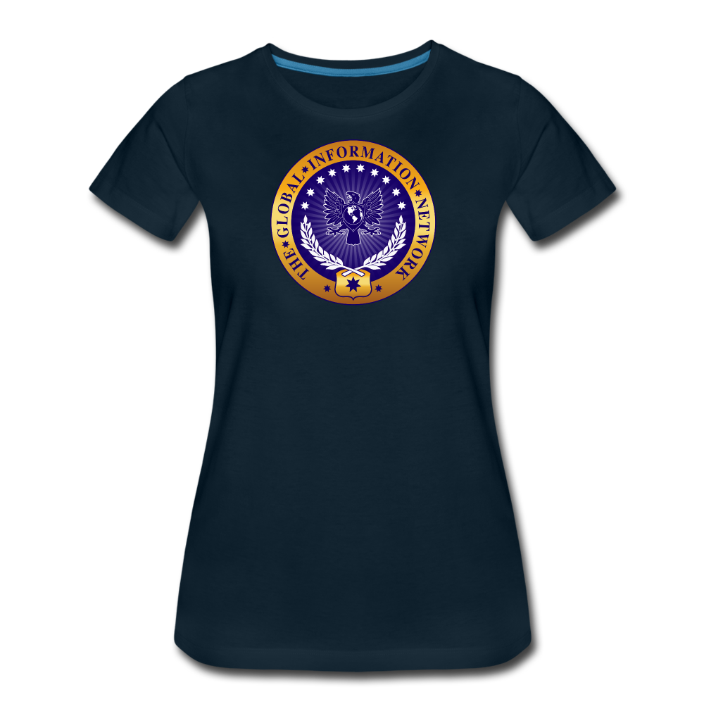 Women's GIN T-Shirt - deep navy