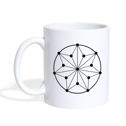 Circle Symbol Mug - white