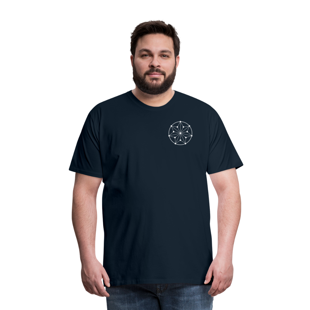 Men's Circle Symbol Logo T-Shirt - deep navy