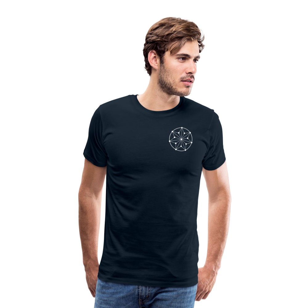 Men's Circle Symbol Logo T-Shirt - deep navy