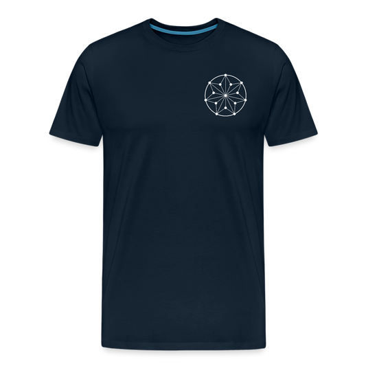 Men's Circle Symbol Logo T-Shirt - deep navy