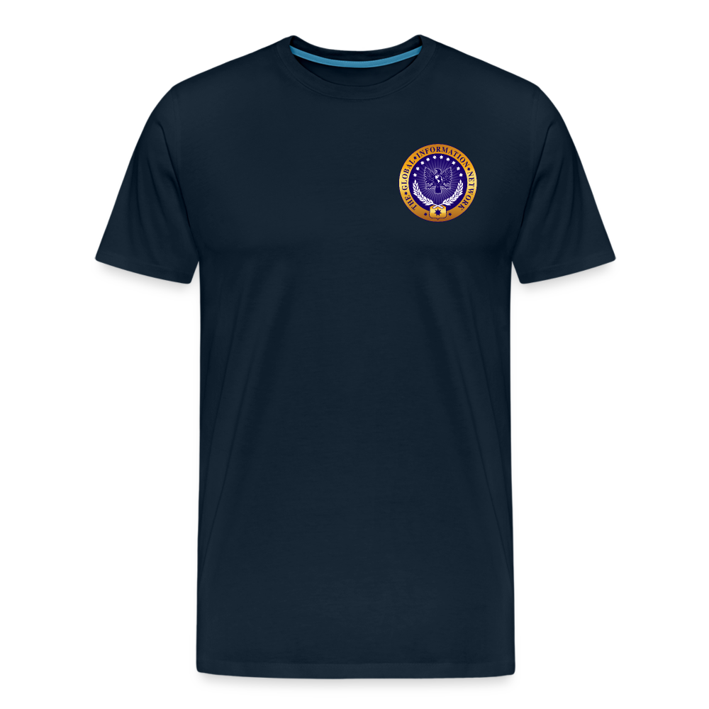 Men's GIN Logo T-Shirt - deep navy